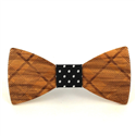 Papillon in Legno a Quadretti