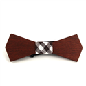 Papillon in legno a forma di rombo