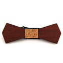 Papillon in legno a forma di deltoidi