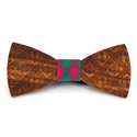 Papillon in Legno con Disegno Geometrico