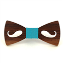 Papillon in Legno a Bigodini Hollow