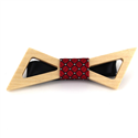 Papillon in Legno con Fiocco a Farfalla Hollow