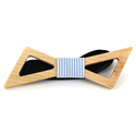 Papillon in Legno a Farfalla Hollow Bow
