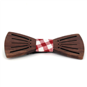Papillon in Legno a Righe Vuoto