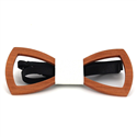 Papillon in Legno Vuoto Arrotondato