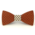 Papillon in legno a pois