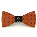 Papillon in legno a pois