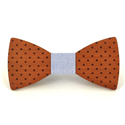 Papillon in legno a pois