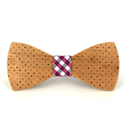 Papillon in Legno a Pois