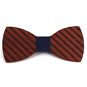 Papillon in legno a righe larghe