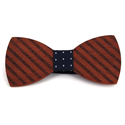 Papillon in legno a righe larghe