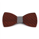 Papillon in legno a righe larghe