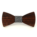 Papillon in legno a rombi