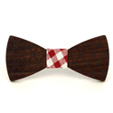 Papillon in legno a rombi