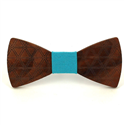 Papillon in legno a rombi
