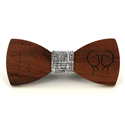 Papillon in Legno Segno Zodiacale Gemelli