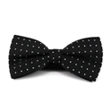 Papillon Nero Stelle Bianche