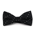 Papillon Nero a Pois Strutturato