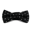 Papillon Nero a Pois Bianchi