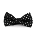 Papillon Nero a Pois Bianchi