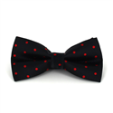 Papillon Nero a Pois Rossi
