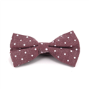 Papillon Oxford a Pois Rosso