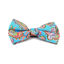 Papillon Paisley Azzurro Celeste