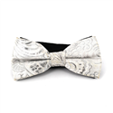 Papillon Paisley Lucido Bianco