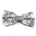 Papillon Paisley XL Grigio Argento