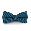 Papillon Pied de Poule Blu e Nero