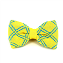 Papillon a quadretti gialli