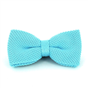 Papillon a Punto Liscio Blu Acqua
