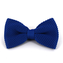 Papillon a pois liscio blu scuro