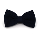 Papillon in Punto Liscio Blu Scuro