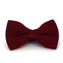 Papillon a pois liscio bordeaux
