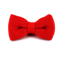 Papillon a Punto Liscio Rosso