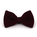 Papillon a pois liscio Bordeaux Rosso