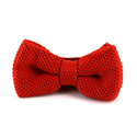 Papillon a pois liscio rosso chiaro
