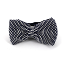 Papillon a pois blu e bianco