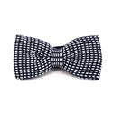 Papillon a pois blu e bianco