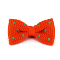 Papillon a pois arancioni con pois verdi