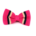 Papillon a righe a pois rosa
