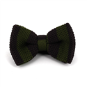 Papillon a Righe a Punto Verde e Marrone