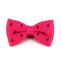 Papillon a pois rosa con pois rossi
