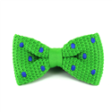 Papillon a Pois Verdi a Puntini Blu