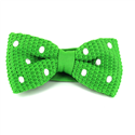 Papillon a pois verdi a pois bianchi