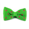 Papillon a pois verde con punti magenta