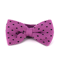 Papillon a pois viola con punti neri