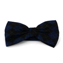 Papillon a rombi blu e nero