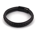 Bracciale in Corda di Cuoio Marrone Scuro